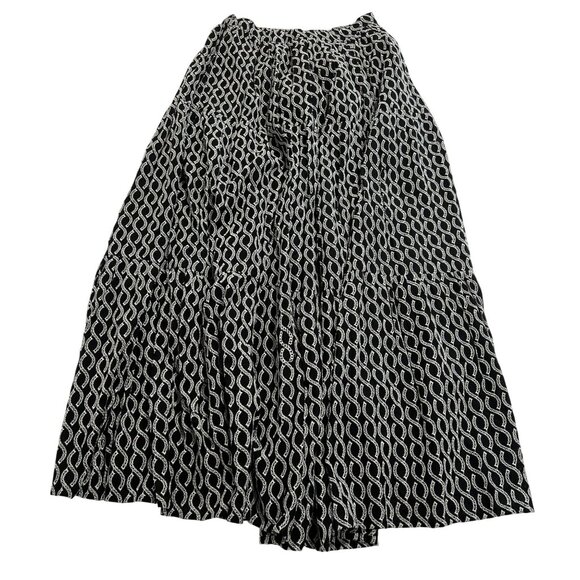 Maria de la Orden Luna Skirt in Black White - Picture 1 of 5